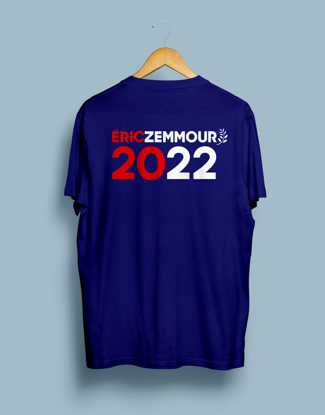 T-shirt bleu Éric Zemmour 2022